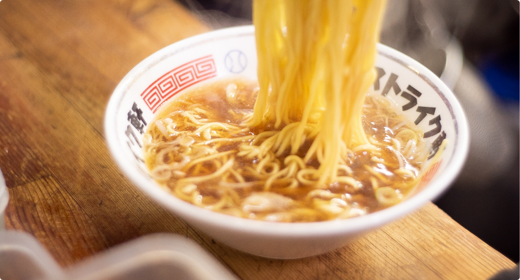 ストライク軒のラーメン
